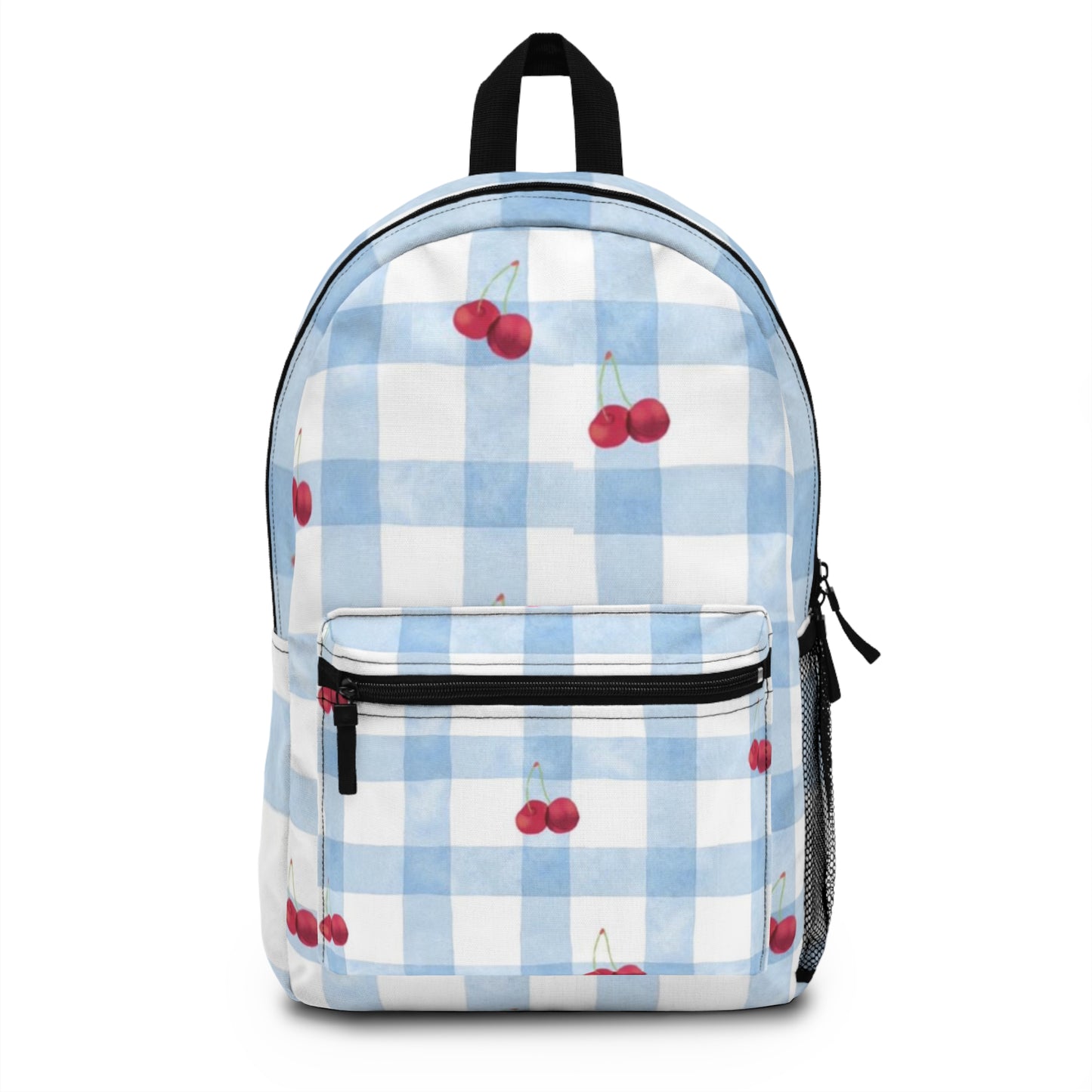 Charming Cherry-Patterned Backpack - Cute School, Travel, Picnic Essential, Summer Vibes, Gift for Friends