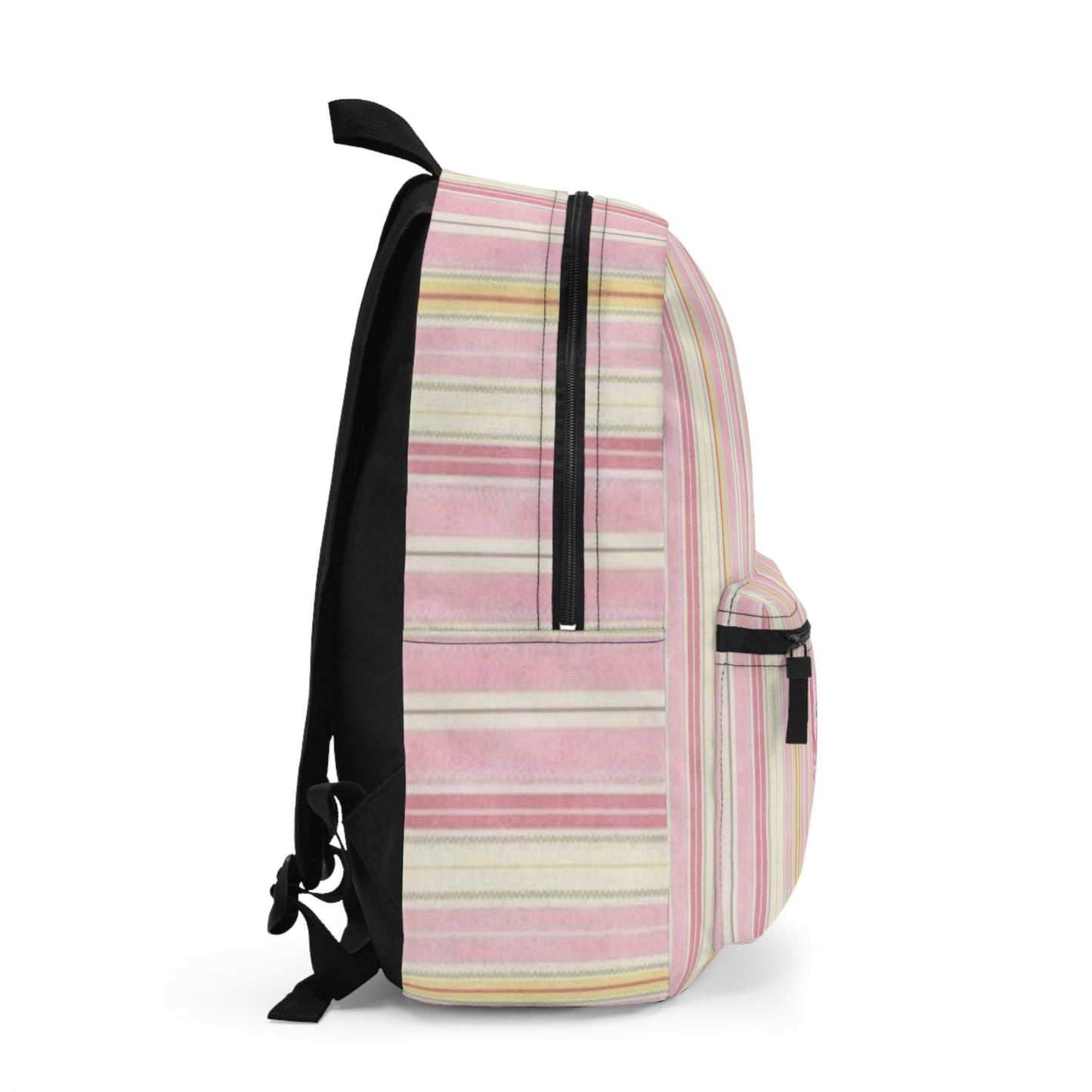 Cute Lobster Striped Backpack, Fun School Bag, Stylish Carry-All, Gift for Lobster Lovers, Beach Day Essentials, Summer Adventure Pack