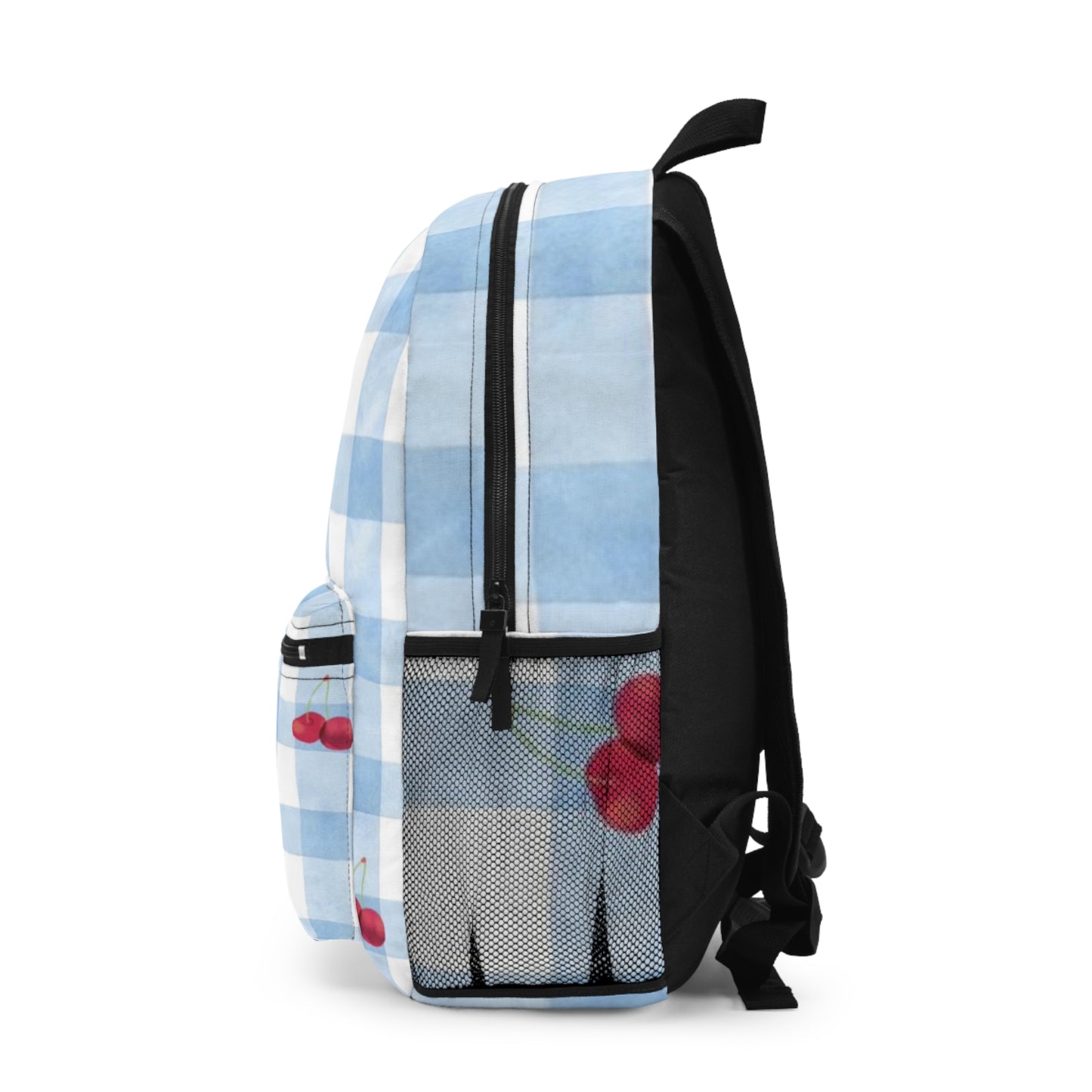 Charming Cherry-Patterned Backpack - Cute School, Travel, Picnic Essential, Summer Vibes, Gift for Friends
