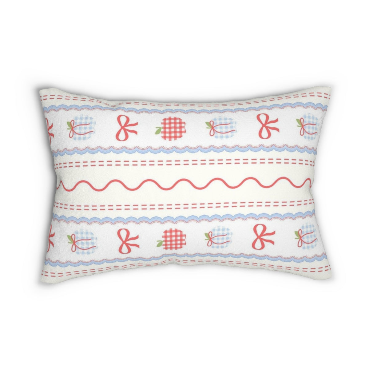 Cherry Ribbon Picnic: A Sweet Stitch of Country Dreams