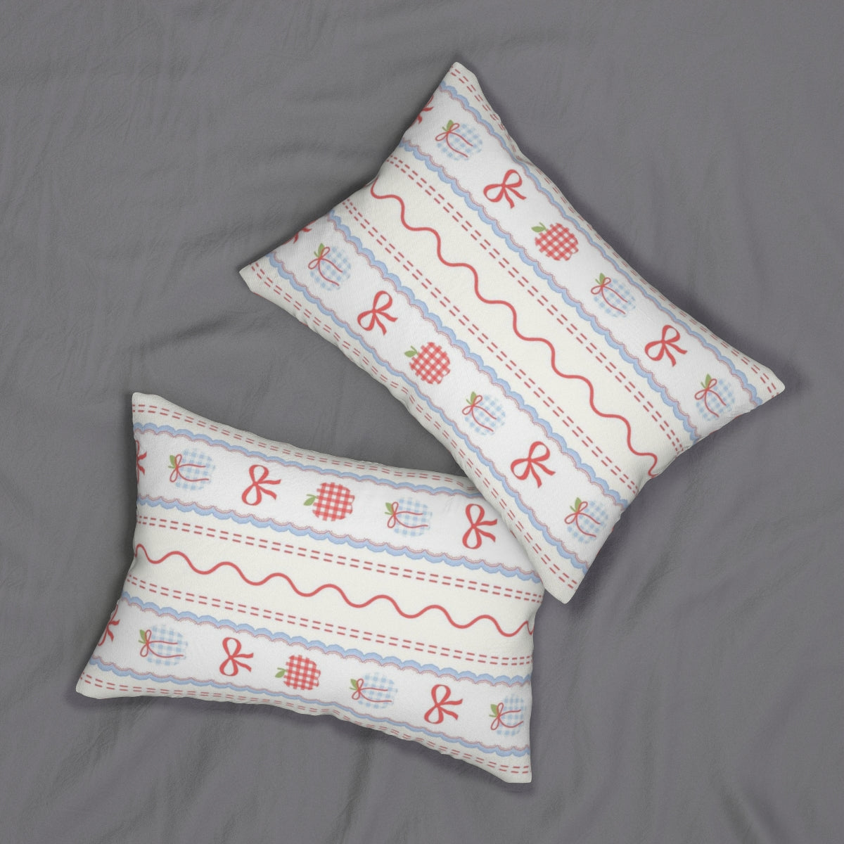 Cherry Ribbon Picnic: A Sweet Stitch of Country Dreams