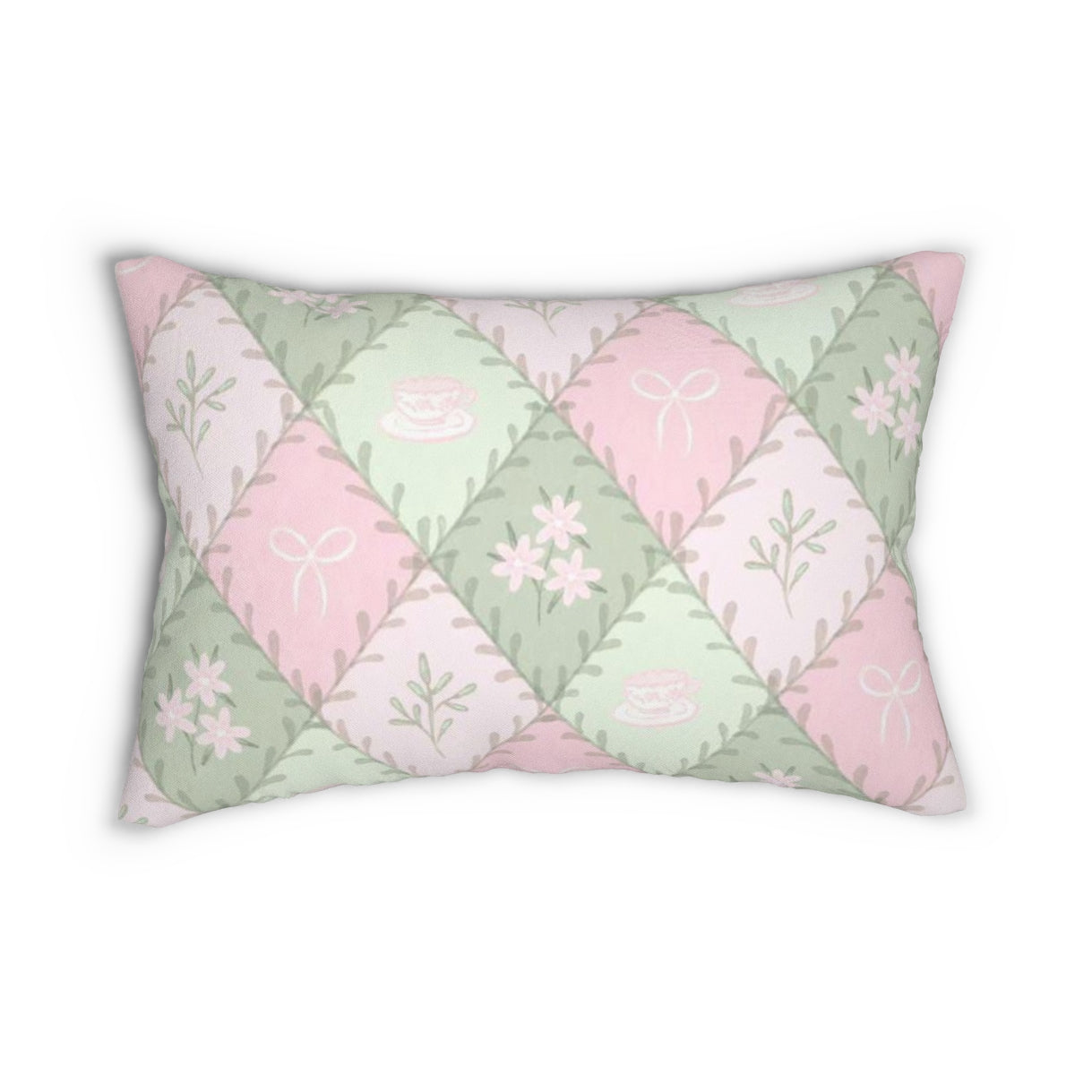 Pastel Tea Party Comforter & Pillow Set β Vintage Floral Patchwork Dream