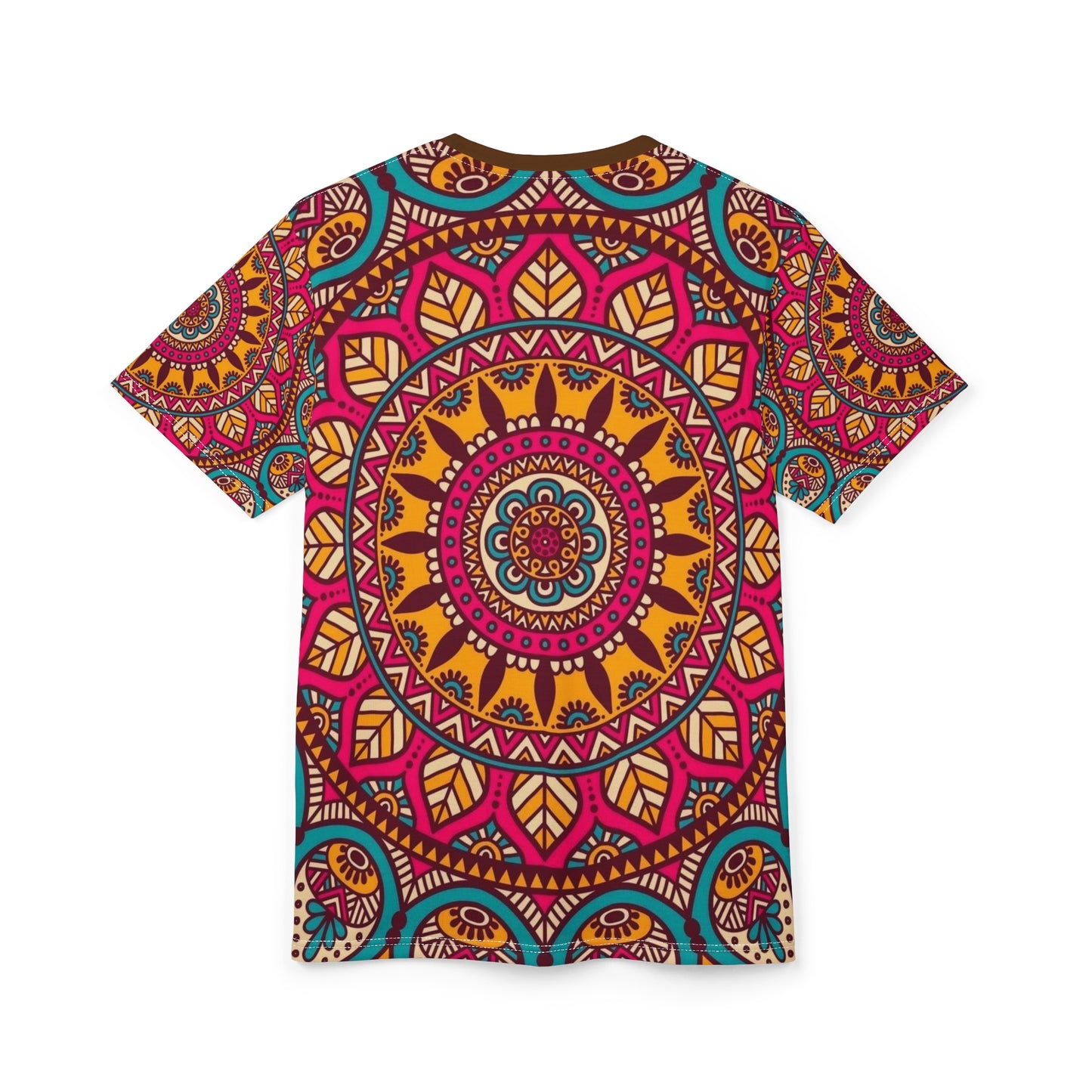 Vibrant Mandala Unisex T-Shirt, Colorful Tee, Art Lover Gift, Boho Style Shirt, Summer Fashion, Casual Wear