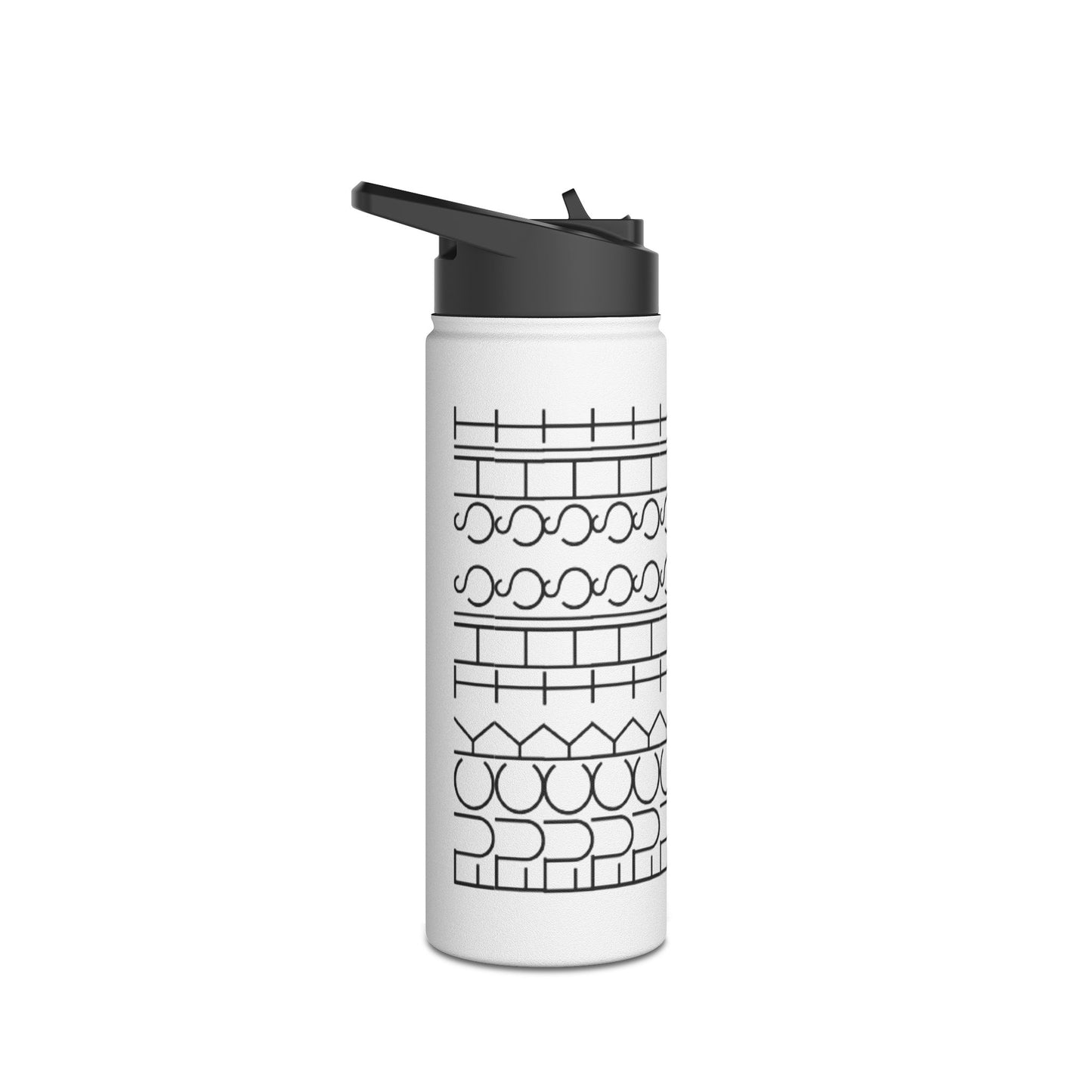 Trendy Motivational Water Bottle, Insulated Hydro Flask, Reusable Stainless Steel Canteen, Leakproof Travel Mug, Funny Gift for Adults