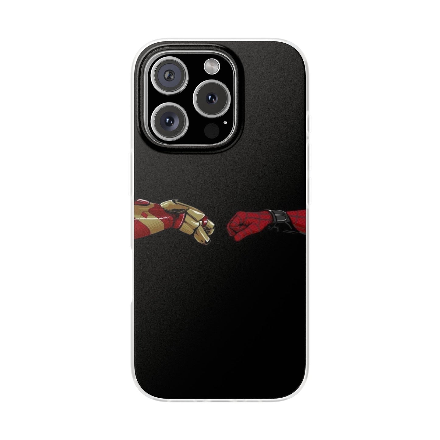 IronMan and SpiderMan Superhero Flexi Phone Case, Marvel Inspired, Unique Gift for Fans, Stylish Protector, Trendy Gadget Accessory