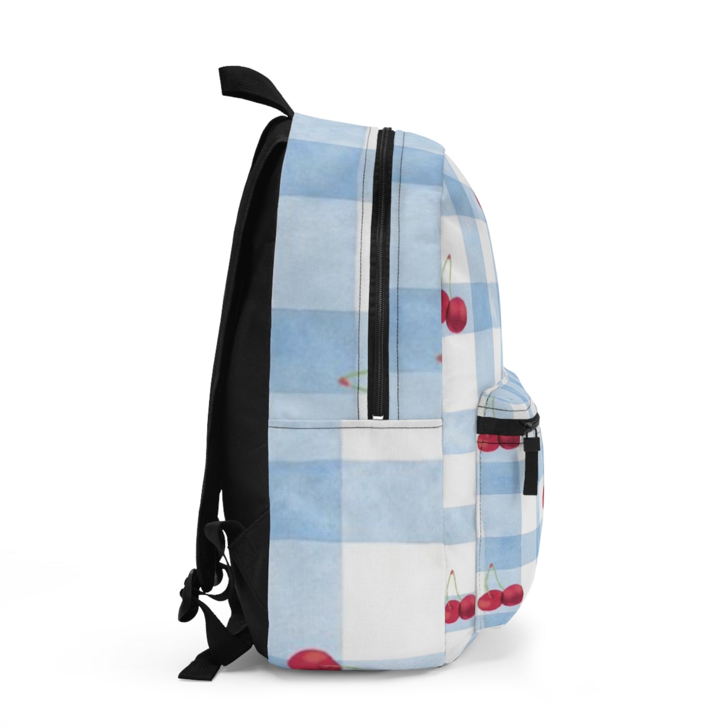 Charming Cherry-Patterned Backpack - Cute School, Travel, Picnic Essential, Summer Vibes, Gift for Friends
