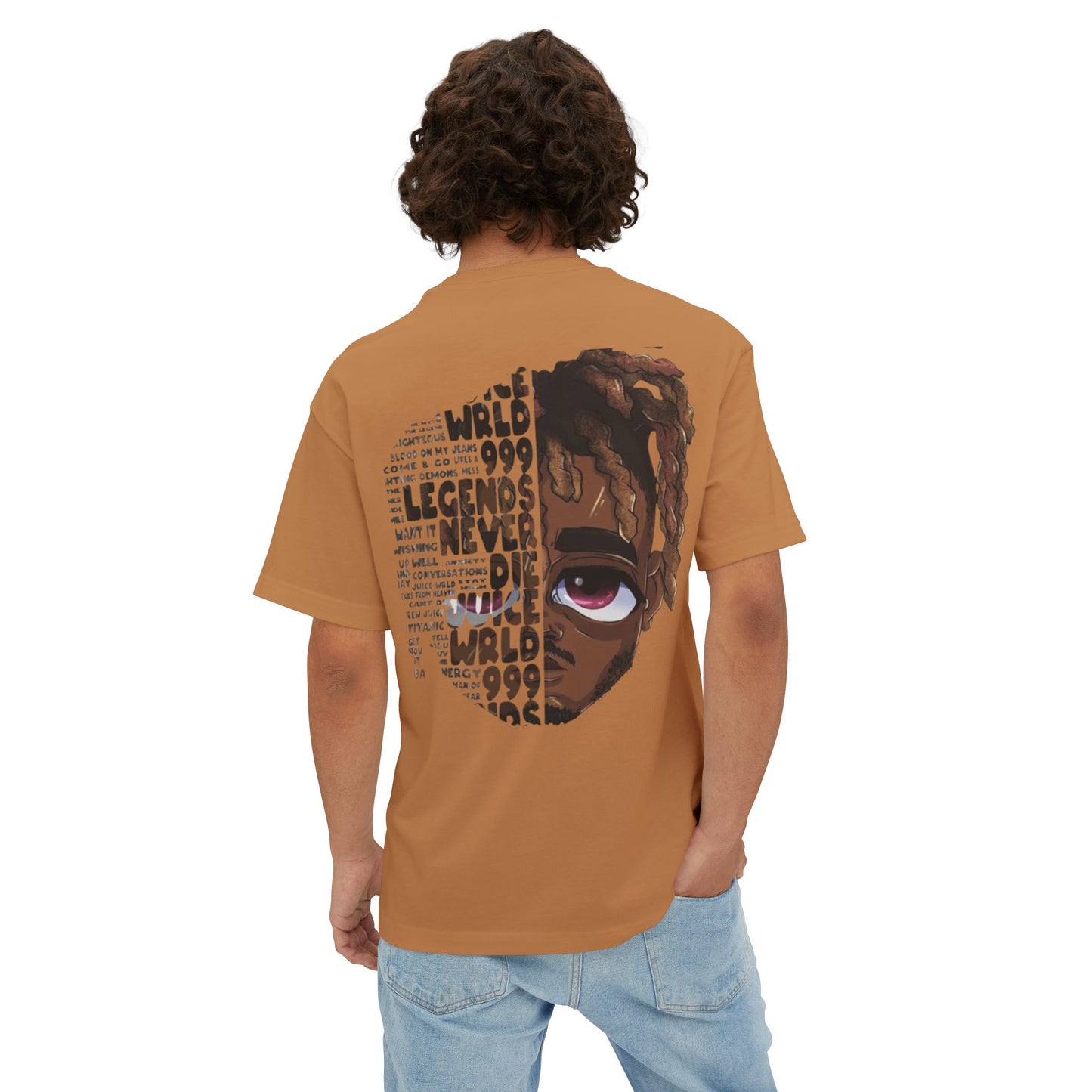 Juice Wrld Tribute Oversized Tee, Hip-Hop Inspired Shirt, Streetwear Fashion T-Shirt, Music Lover Gift, Unisex Graphic Tee