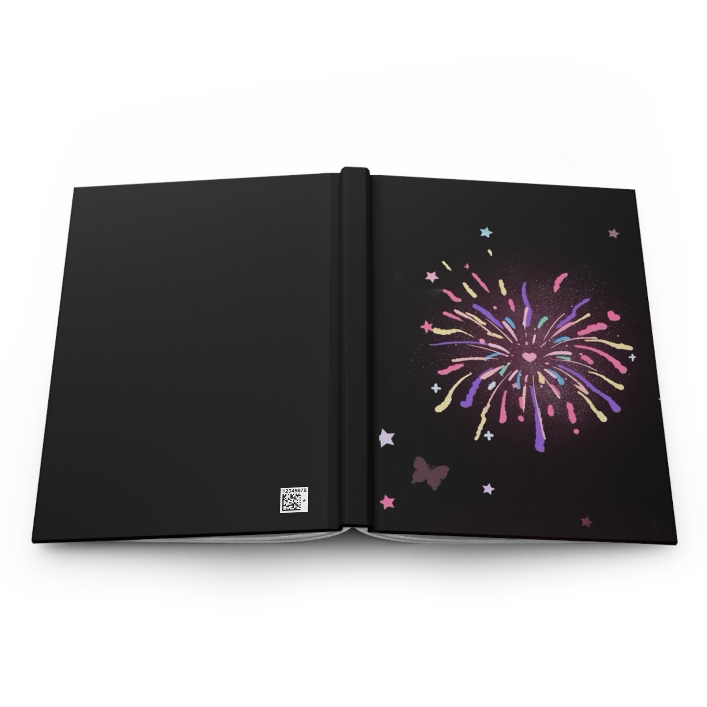 Colorful Fireworks Hardcover Journal for Creative Minds, Perfect for Writing, Gifts, New Year, and Celebrations