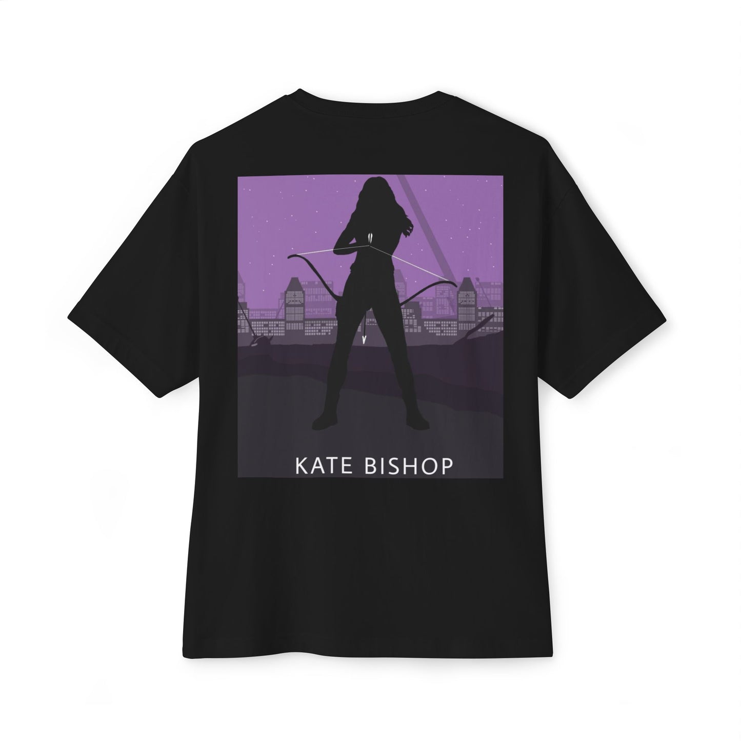 Marvel Kate Bishop Unisex Oversized Tee, Graphic Tee for Comic Fans, Casual Wear, Gifts for Him/Her, Marvel Fan Apparel, Kate Bishop Shirt