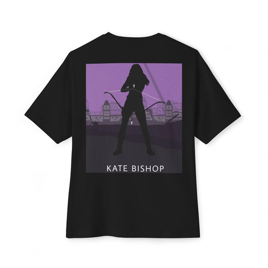 Marvel Kate Bishop Unisex Oversized Tee, Graphic Tee for Comic Fans, Casual Wear, Gifts for Him/Her, Marvel Fan Apparel, Kate Bishop Shirt