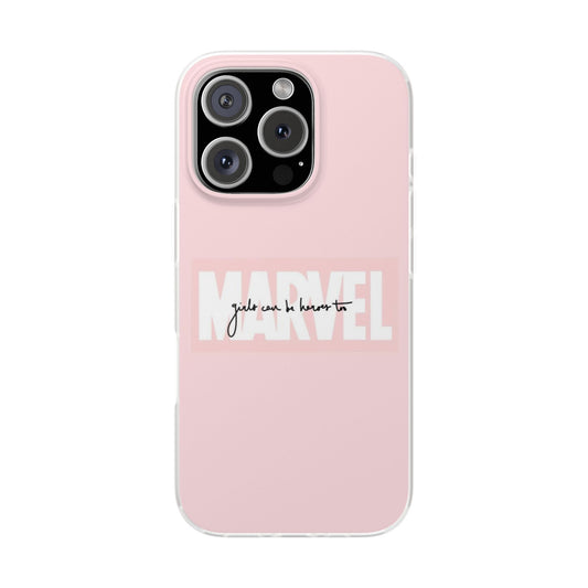 Girl Marvel Flexi Cases “- Stylish Phone Cover, Trendy Gadget Protector, Marvel Superhero Gift, Cute Phone Accessory, Personalized Tech Item