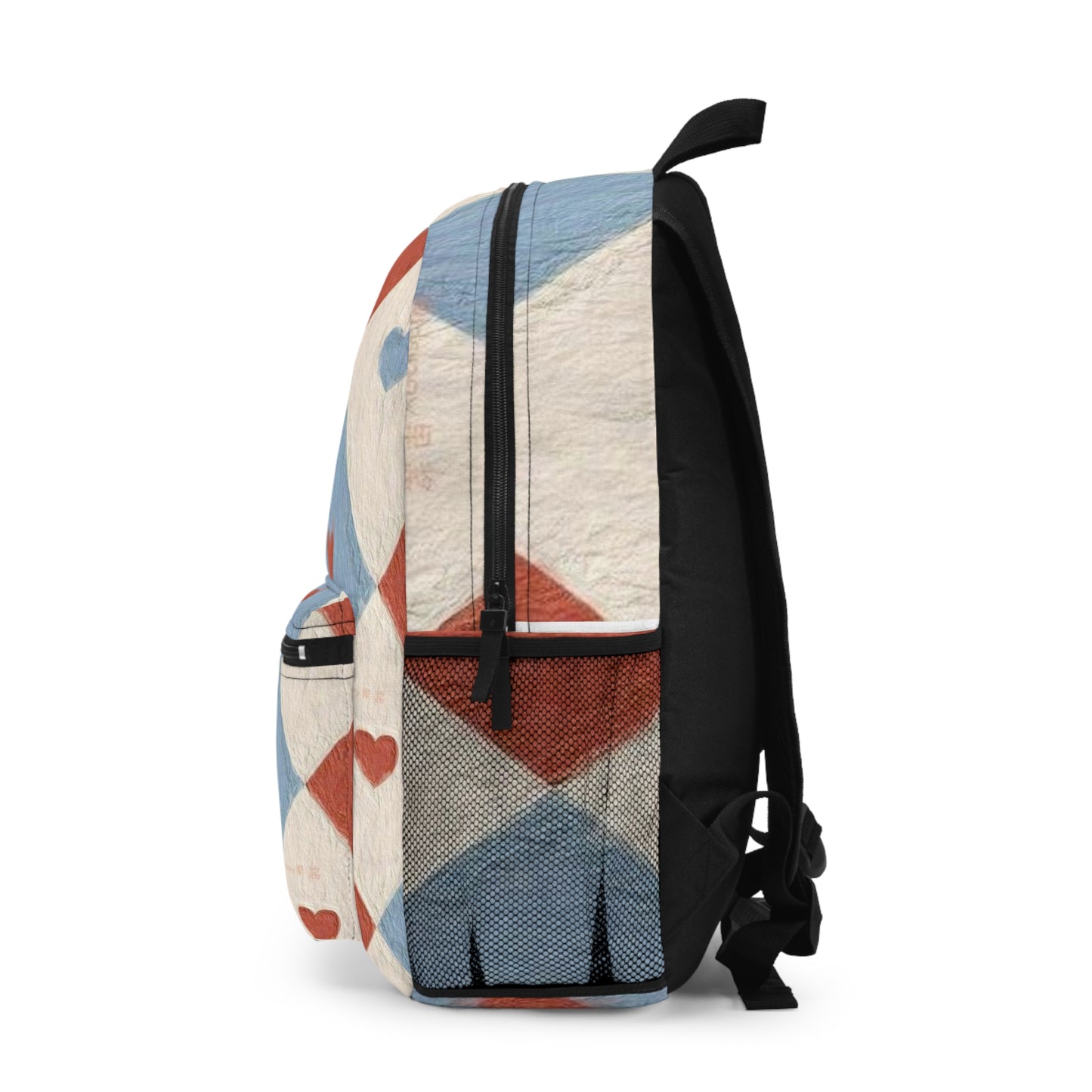Heart Patterned Backpack, Cute School Bag, Fashion Accessory, Ready for Adventure, Gift for Students, Valentine’s Day