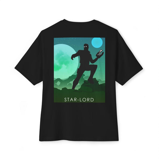 Marvel & Star-Lord Oversized Boxy Tee, Graphic Tee for Fans, Unisex T-Shirt, Gift for Geeks, Casual Wear, Comic-Con Apparel
