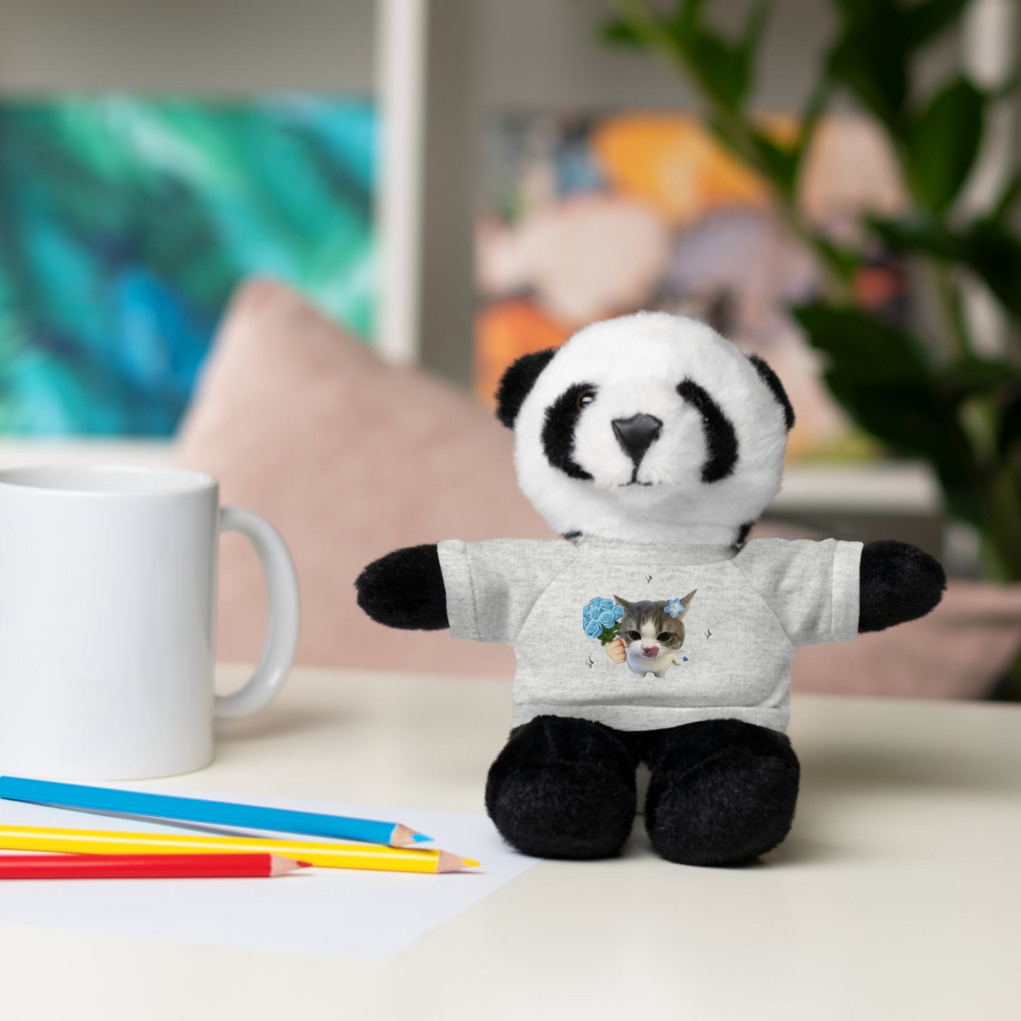 Cute Personalized Stuffed Animal Tee, Adorable Gift for Kids, Plush Teddy Bear with Custom Shirt, Perfect for Birthdays, Holidays, [...]