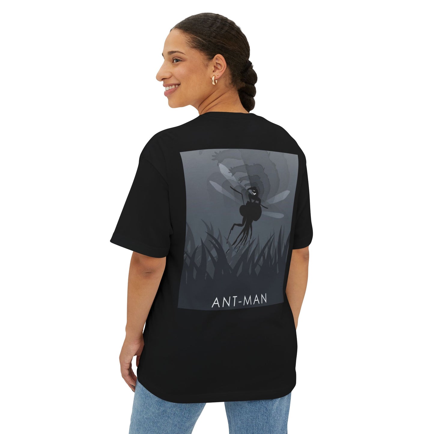 Marvel Ant-Man Unisex Oversized Boxy Tee, Graphic Tee, Casual Wear, Gift for Marvel Fans, Superhero Apparel