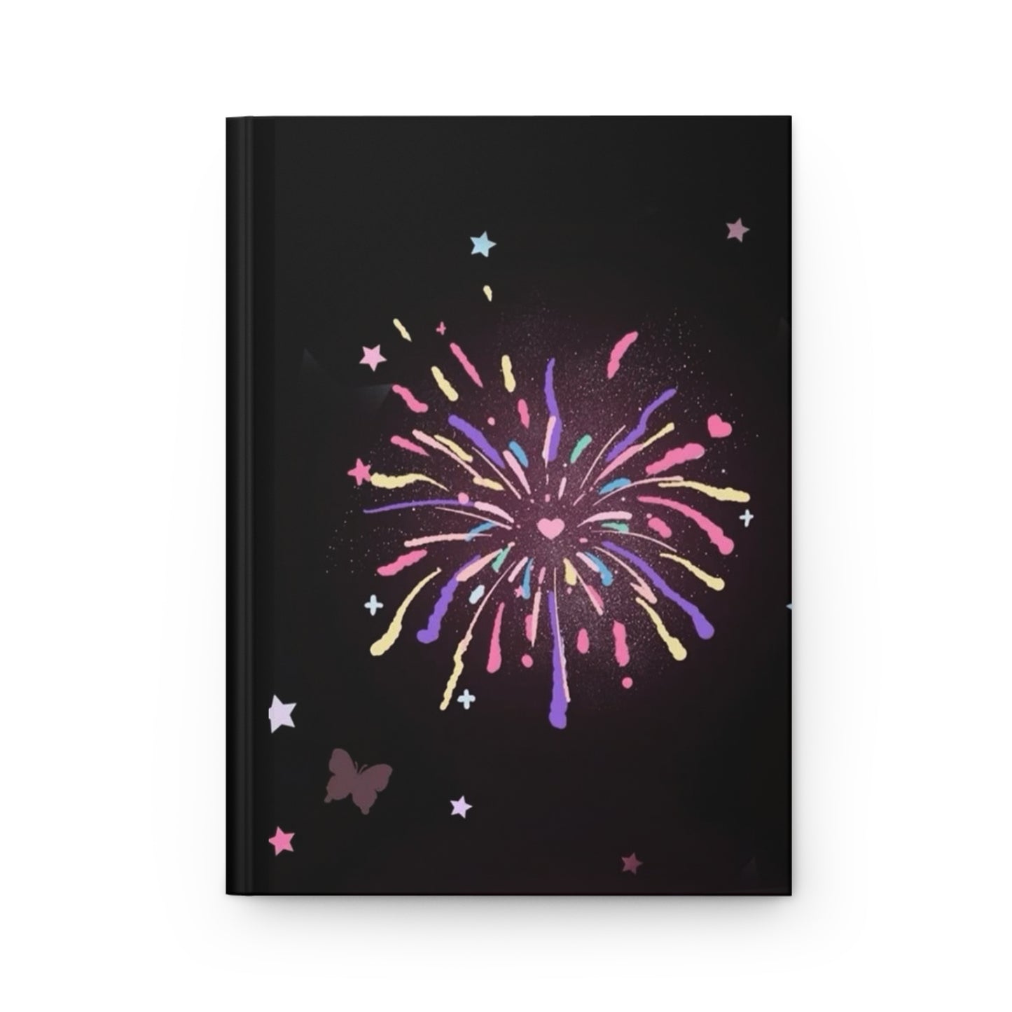 Colorful Fireworks Hardcover Journal for Creative Minds, Perfect for Writing, Gifts, New Year, and Celebrations