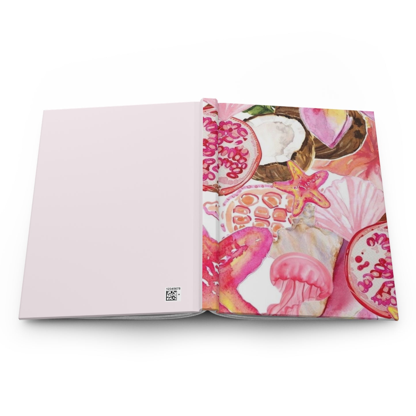 Colorful Marine-Themed Hardcover Journal, Sea Life Notebook, Cute Gift for Writers, Unique Journal for Women, Ocean Lover Diary