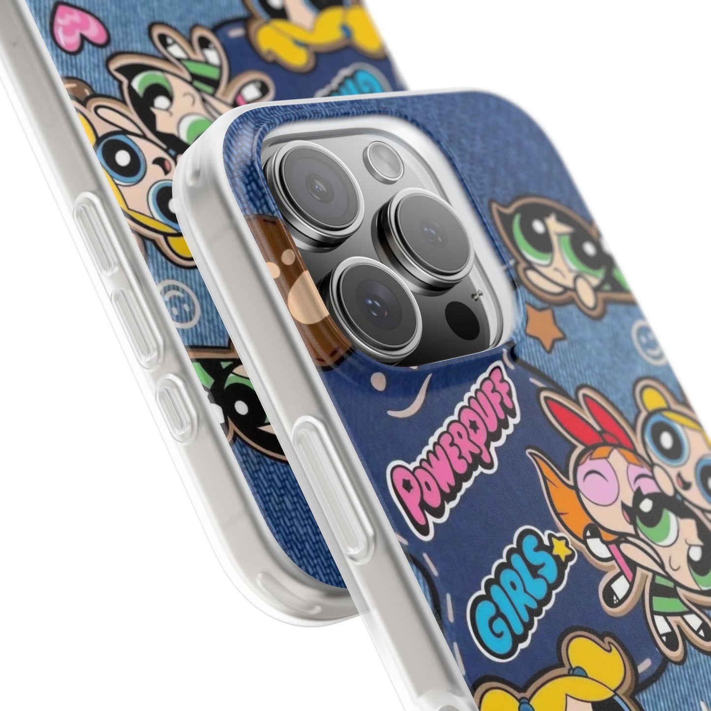 Powerpuff Girls Flexi Case | Cute Phone Cover for Fans, Trendy Accessories, Gifts for Kids & Teens, Character Phone Case