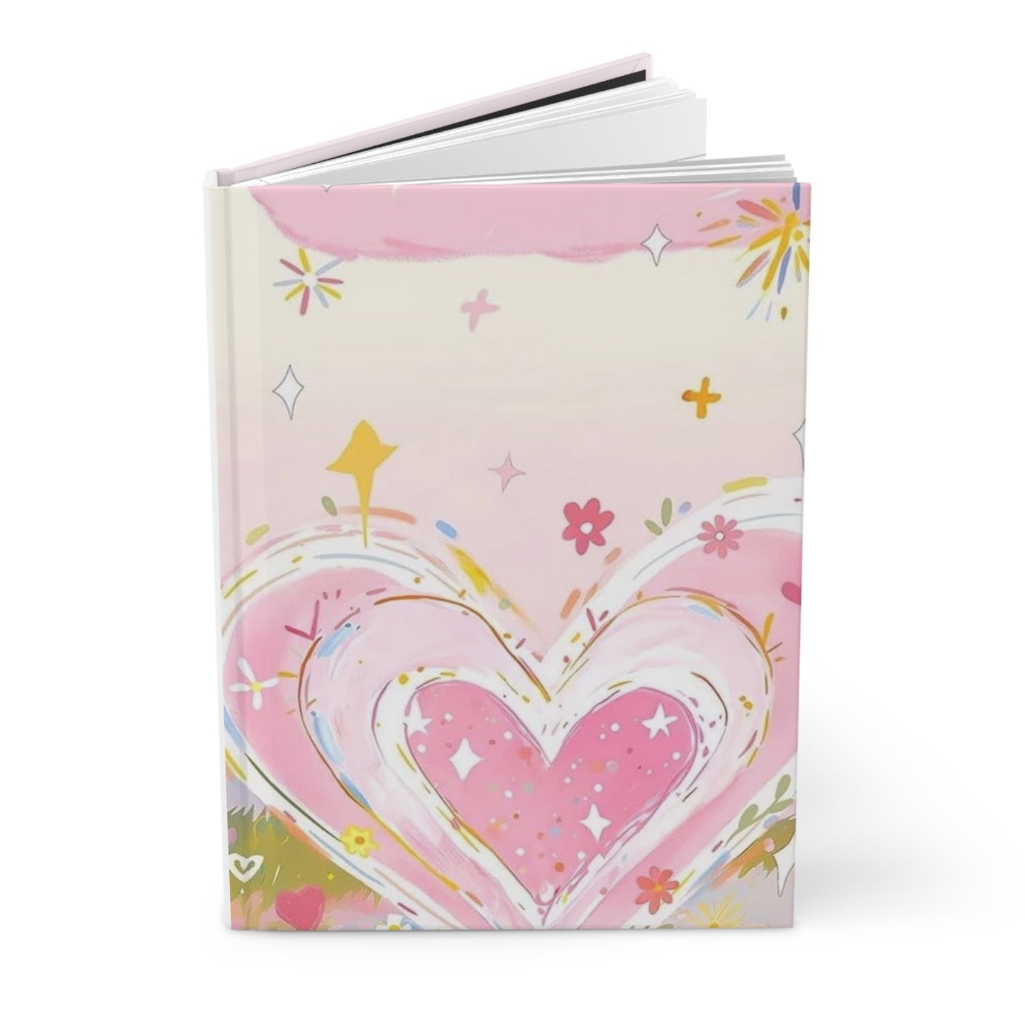 Heartfelt Floral Hardcover Journal, Gift for Writers, Inspirational Notebook, Cute Diary, Valentine's Day, Self-Care Journal, Artistic [...]