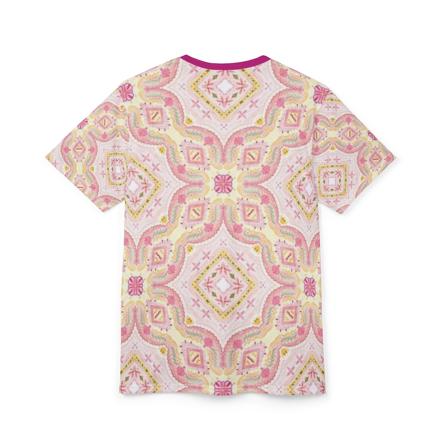 Bohemian Scandinavian Print Tee, Colorful Graphic Shirt, Casual Summer Wear, Unique Gift for Her, Festival Fashion, Everyday Style