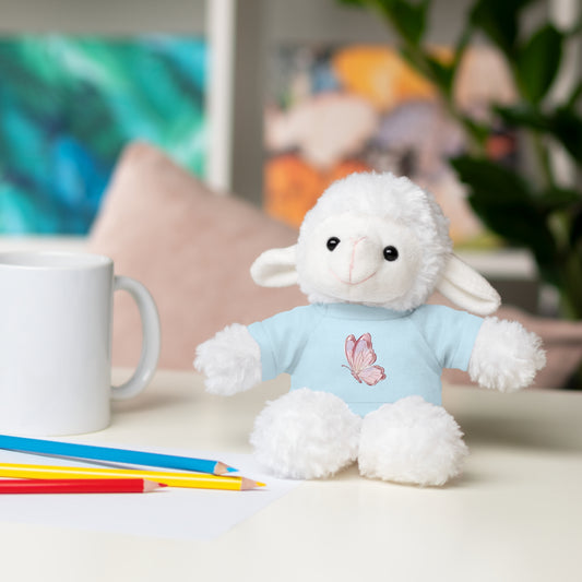 Adorable Stuffed Animal with Tee, Cute Gift for Kids, Personalized Stuffed Bear, Cozy Plush Toy, Birthday and Holiday Gift