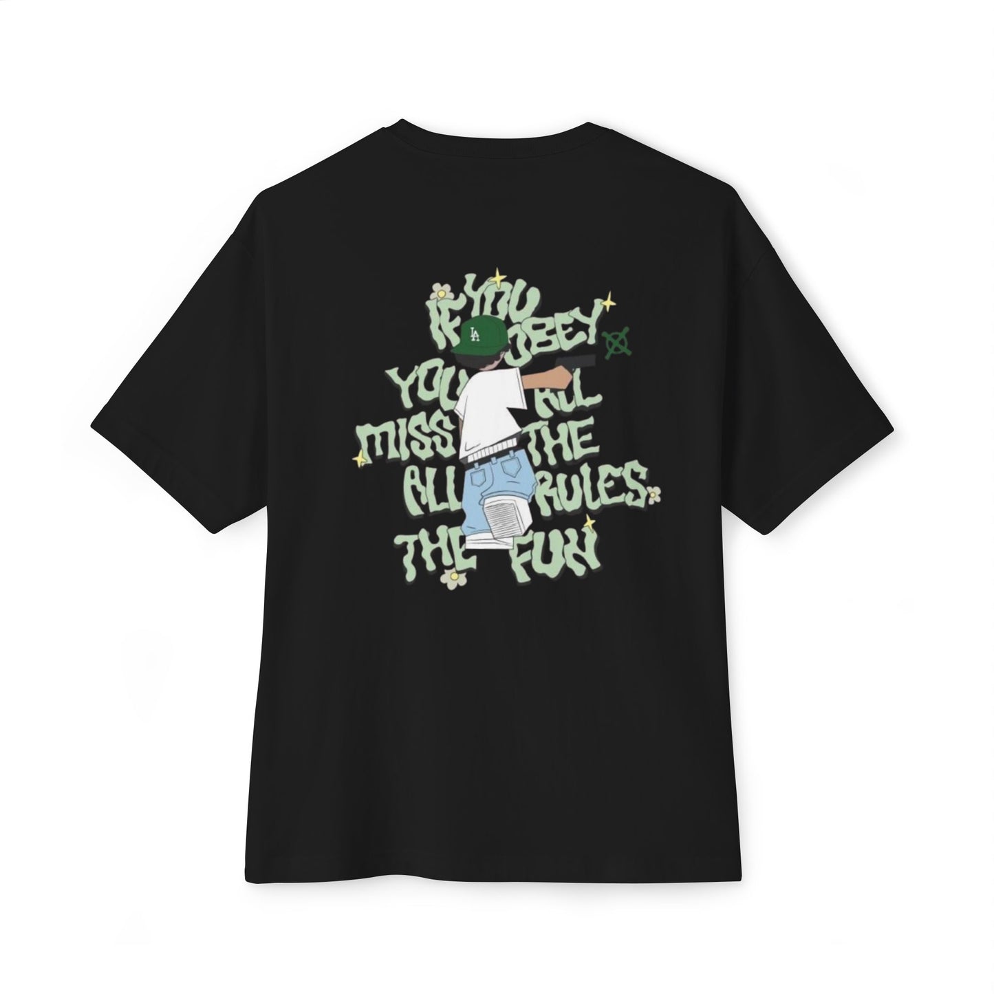 Street Art Oversized Tee - Comfortable Unisex T-Shirt, Casual Wear, Urban Style, Gift for Art Lovers, Summer Vibes