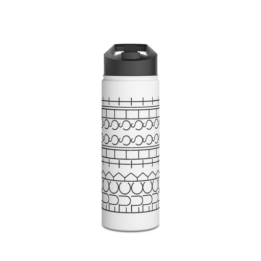 Trendy Motivational Water Bottle, Insulated Hydro Flask, Reusable Stainless Steel Canteen, Leakproof Travel Mug, Funny Gift for Adults