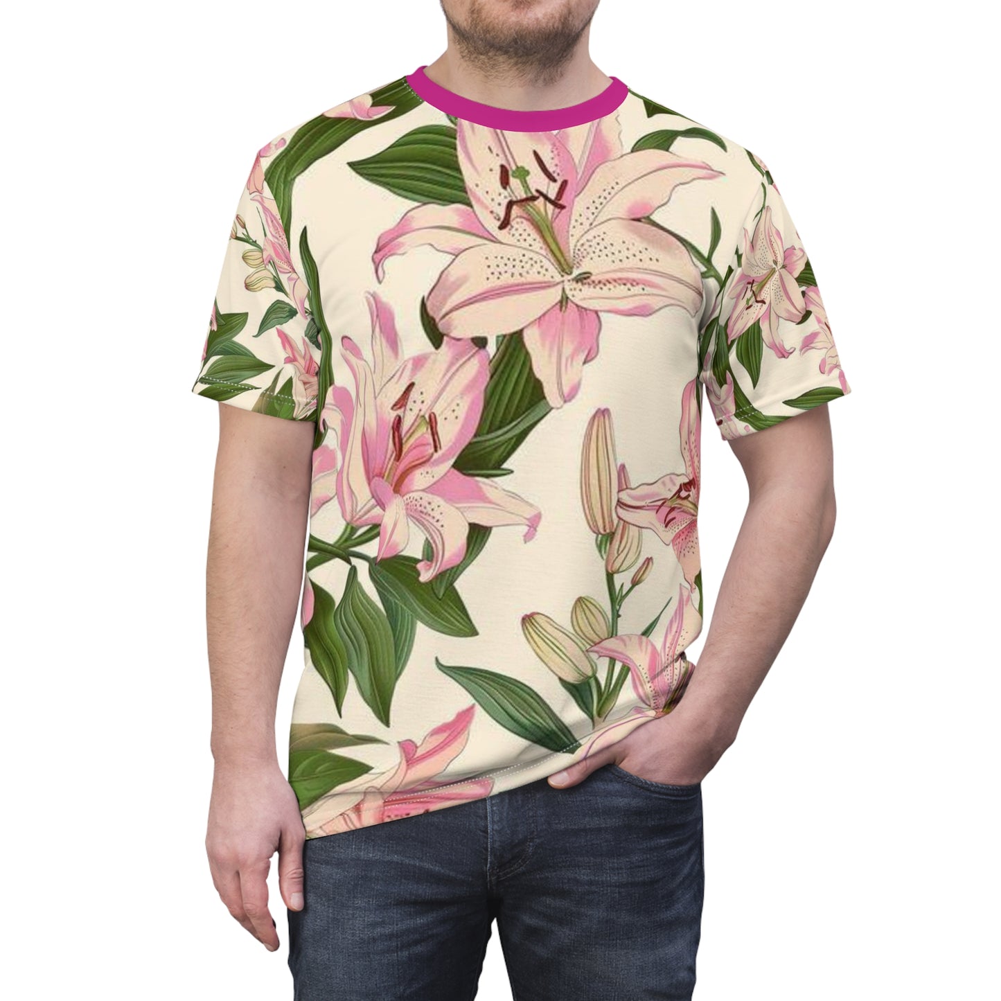 Gucci Flora Unisex Cut & Sew Tee - Perfect for Summer, Beach Days, Gifts, Casual Wear, and Floral Lovers