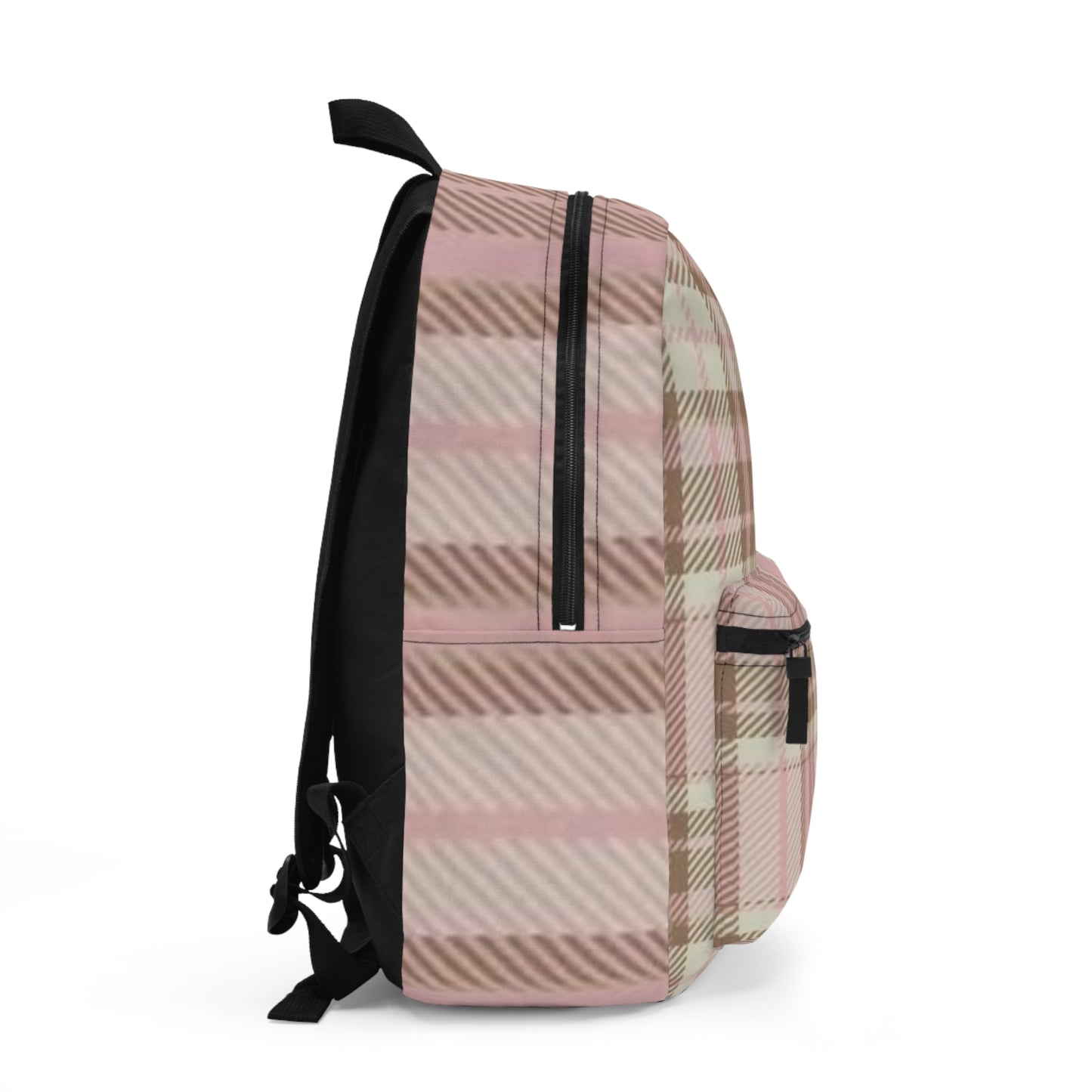 Stylish Plaid Backpack, Trendy School Bag, Fashionable Travel Backpack, Casual Everyday Backpack, Adorable Gift for All Occasions