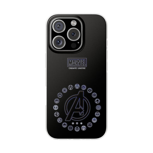 Marvel Flexi Cases, Superhero Phone Cover, Gift for Marvel Fans, Avengers-Themed Case, Phone Accessories for Kids and Adults