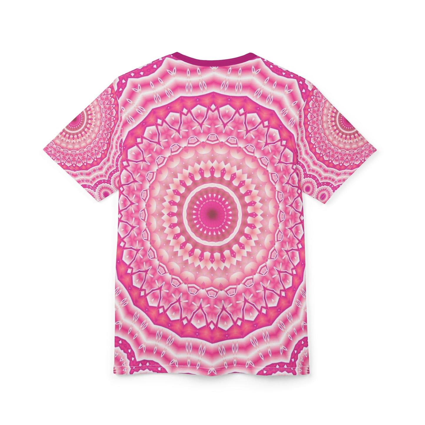 Mandala Scandinavian Pattern Unisex Tee: Vibrant Casual Wear, Bohemian Style, Festival Outfit, Gift for Her, Nature Lover Apparel