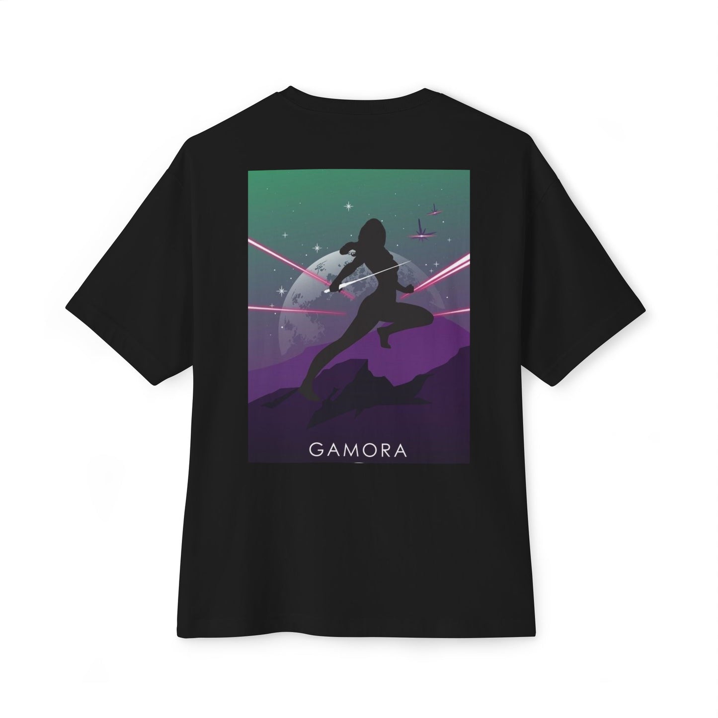 Marvel Gamora Oversized Boxy Tee - Unisex Graphic T-Shirt, Hero-Inspired Apparel, Gift for Fans, Superhero Merchandise, Casual or Comic Con Wear