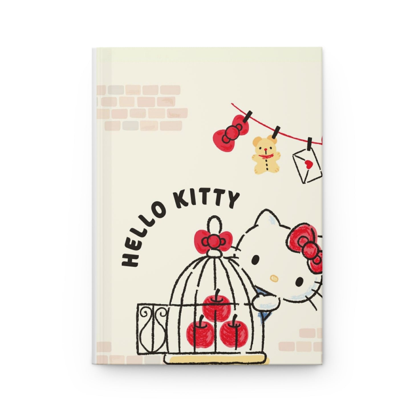 Hello Kitty Hardcover Journal, Cute Stationery Gift, School Supplies, Diary for Kids, Creative Writing Journal, Travel Notebook