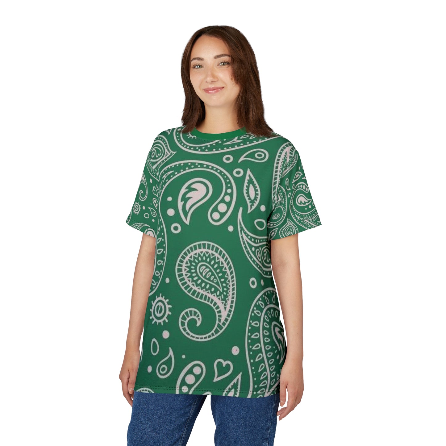 Paisley Pattern Unisex T-Shirt, Trendy Graphic Tee, Vibrant Summer Top, Casual Wear, Hipster Style Tee, Gift for Him & Her
