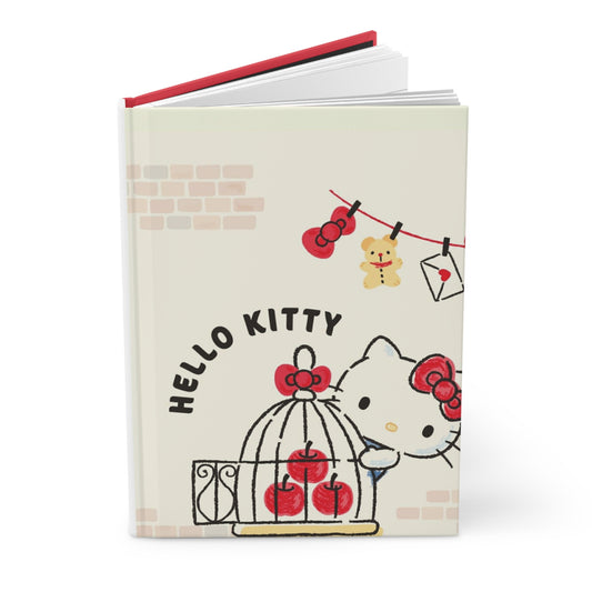 Hello Kitty Hardcover Journal, Cute Stationery Gift, School Supplies, Diary for Kids, Creative Writing Journal, Travel Notebook