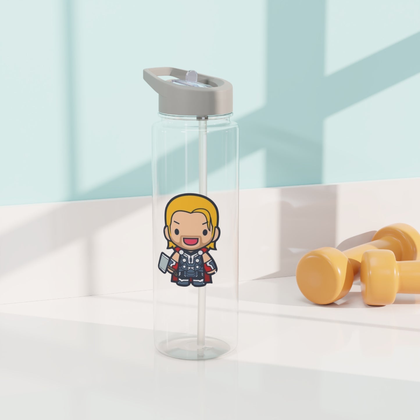 Thor Tritan Water Bottle, Kids Water Bottle, Eco-Friendly Hydration, Cartoon Character Bottle, Gift for Superhero Fans, Fun [...]