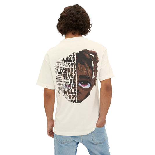 Juice Wrld Tribute Oversized Tee, Hip-Hop Inspired Shirt, Streetwear Fashion T-Shirt, Music Lover Gift, Unisex Graphic Tee