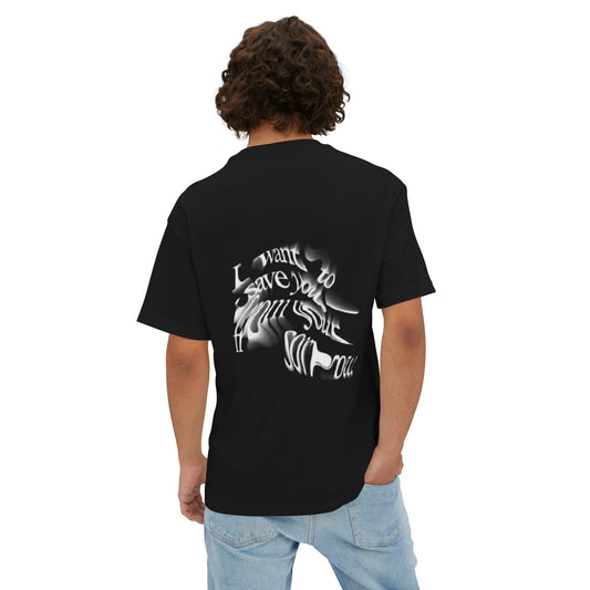 “I Want You To Save You From This Sorrow Oversized Tee, Relaxed Fit Graphic T-Shirt, Gift for Friends, Casual Streetwear, Self-Care Essentials