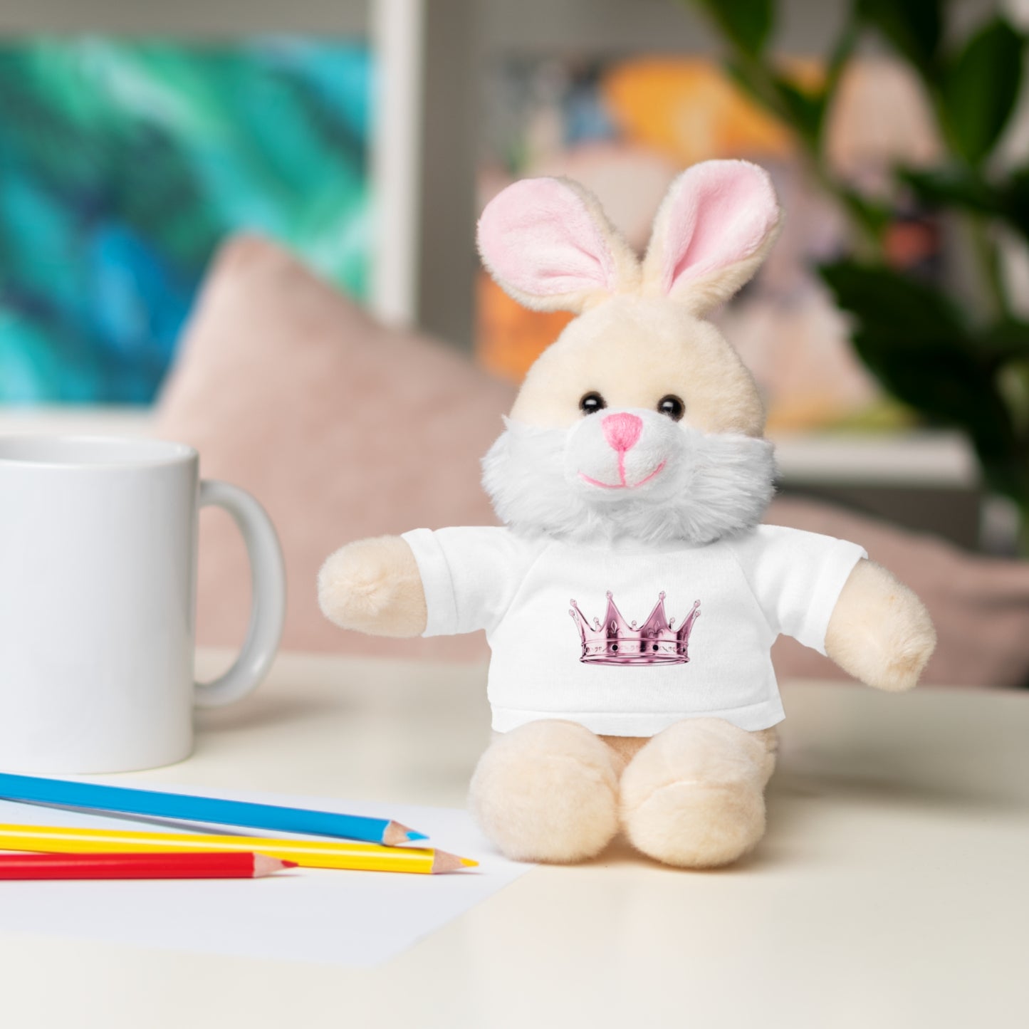 Cute Stuffed Animal with Customizable T-Shirt, Perfect Gift for Kids, Plush Bear with Tee, Adorable Companion for Any Occasion, [...]