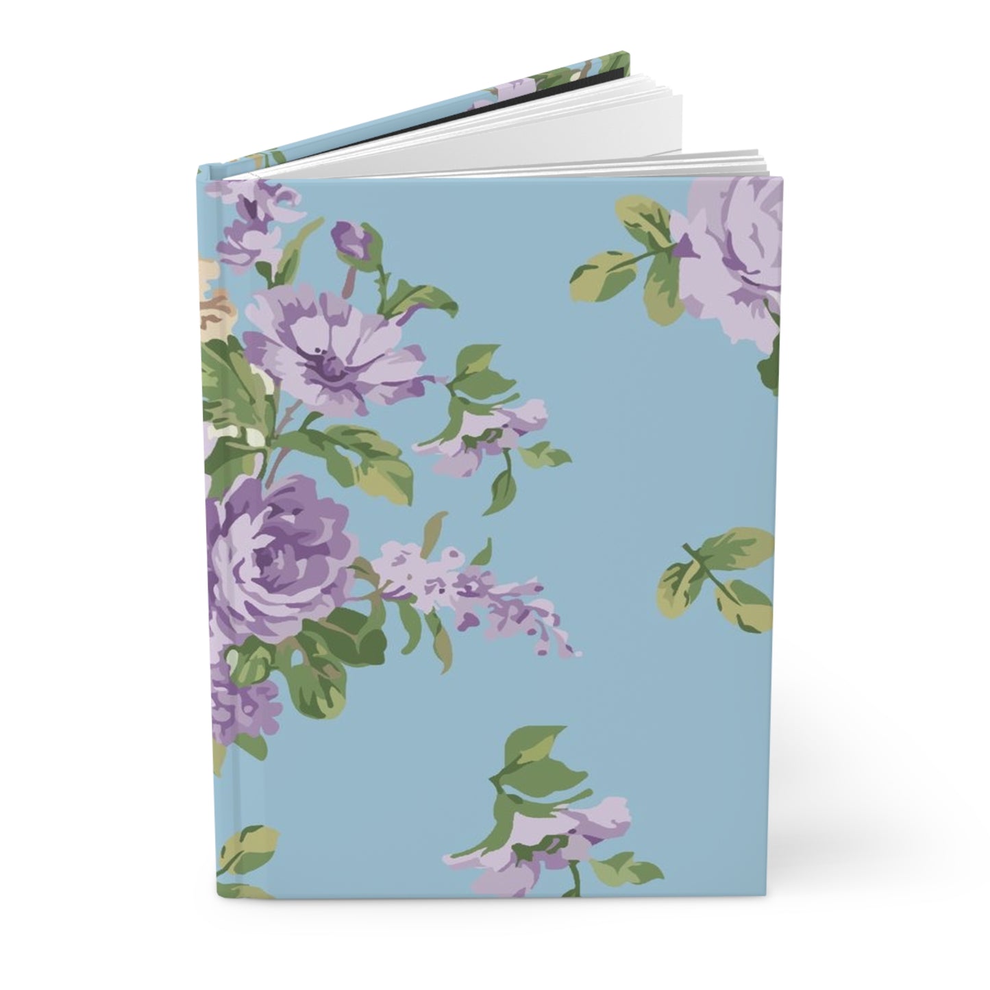 Floral Hardcover Journal, Elegant Writing Notebook, Gift for Writers, Floral Journal, Personal Diary, Spring Decor, Beautiful Note-taking