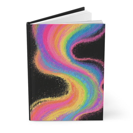 Colorful Rainbow Dreams Hardcover Journal – Inspirational Notebook, Gift for Writers, Art Journal, School Supplies, Doodle Diary