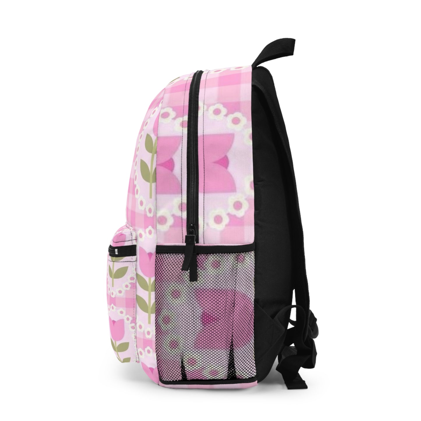 Chic Floral Backpack for Everyday Use, Cute School Bag, Stylish Travel Backpack, Gift for Her, Trendy Floral Design