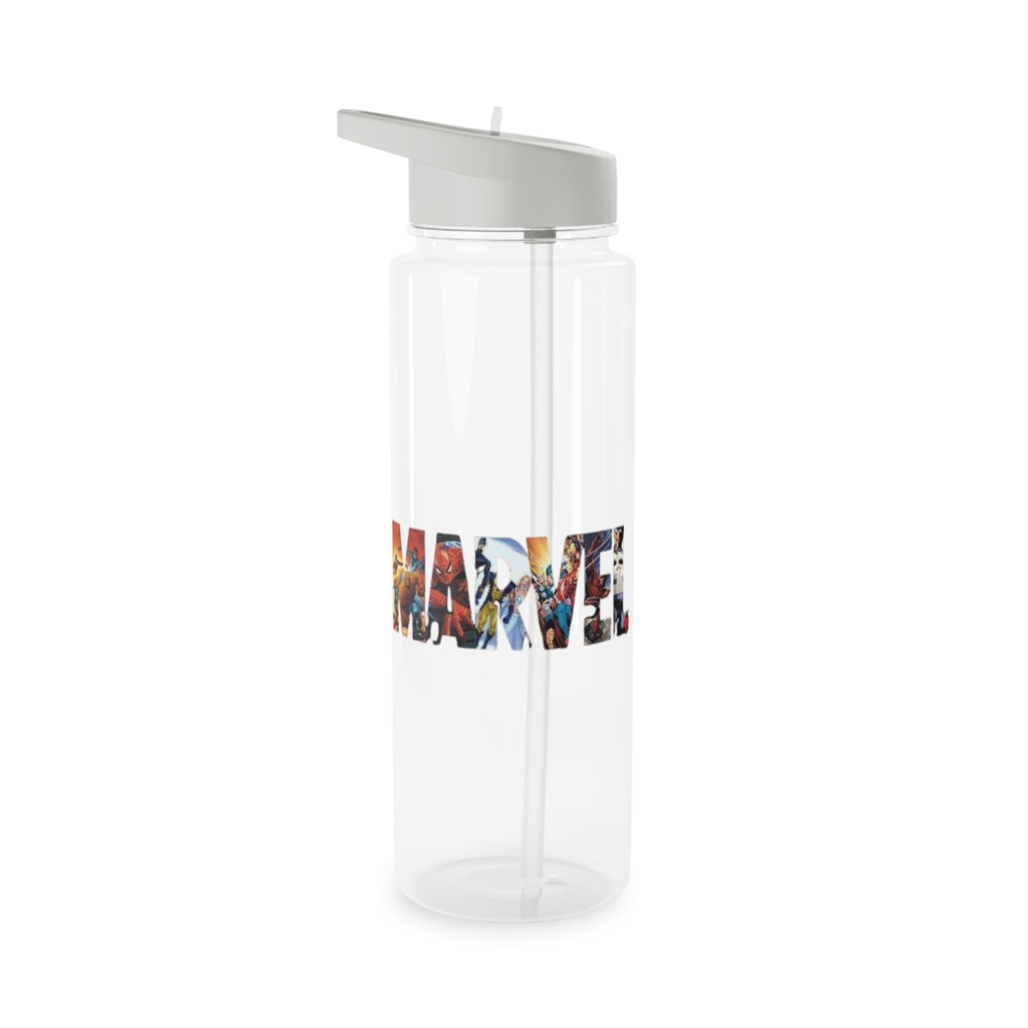 Marvel Tritan Water Bottle, Eco-Friendly Gym Hydration, Daily Commute Drinkware, Gift for Superhero Fans, Reusable Beverage Container