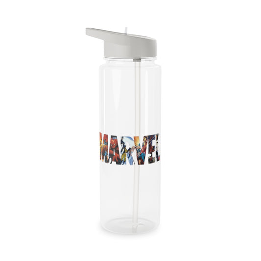 Marvel Tritan Water Bottle, Eco-Friendly Gym Hydration, Daily Commute Drinkware, Gift for Superhero Fans, Reusable Beverage Container