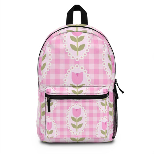 Chic Floral Backpack for Everyday Use, Cute School Bag, Stylish Travel Backpack, Gift for Her, Trendy Floral Design