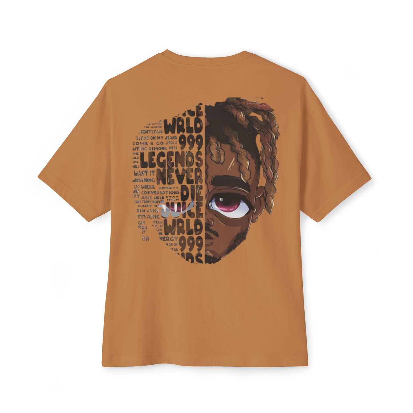 Juice Wrld Tribute Oversized Tee, Hip-Hop Inspired Shirt, Streetwear Fashion T-Shirt, Music Lover Gift, Unisex Graphic Tee