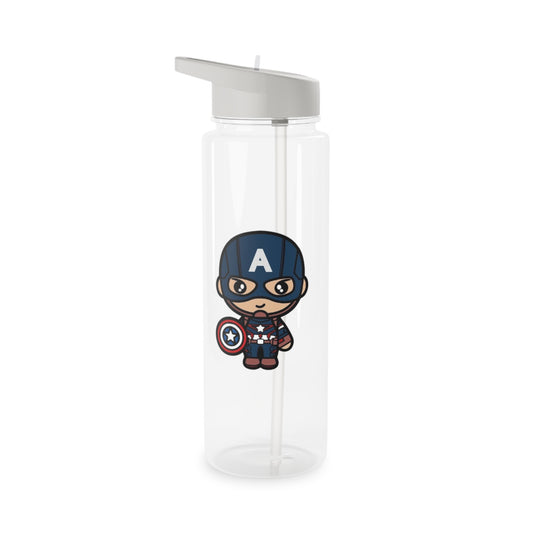 Captain America Tritan Water Bottle, Custom Kids Water Bottle, Adventure Hydration Bottle, Superhero Bottle, BPA-Free Sports Bottle