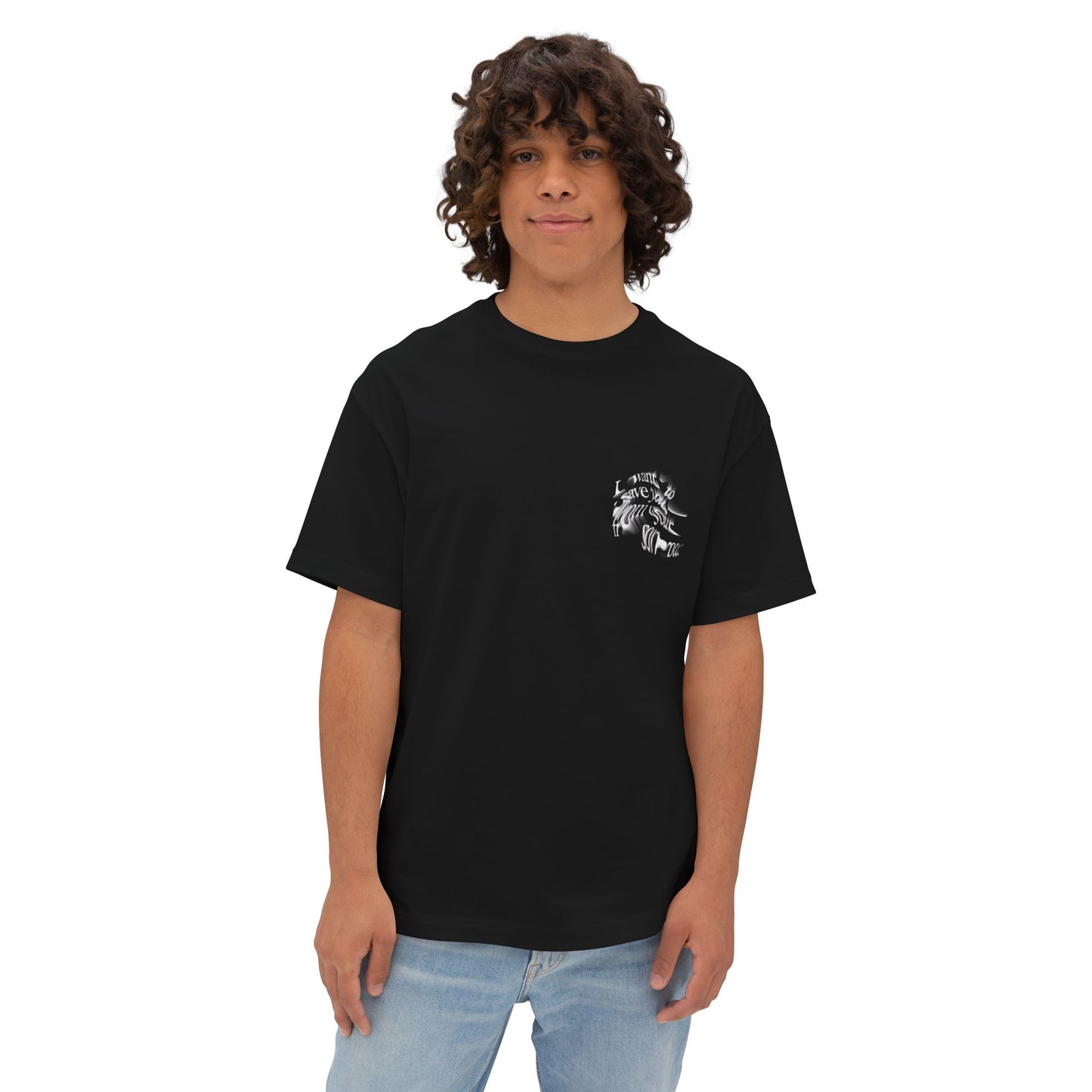 “I Want You To Save You From This Sorrow Oversized Tee, Relaxed Fit Graphic T-Shirt, Gift for Friends, Casual Streetwear, Self-Care Essentials