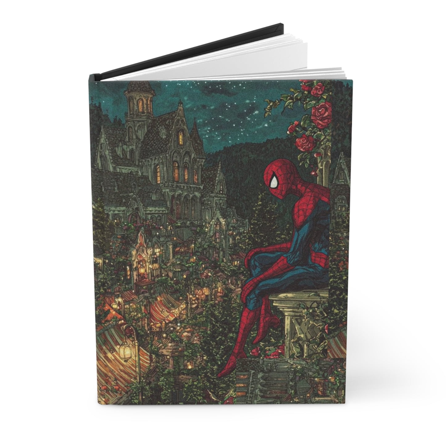 Superhero Dreamscape Journal - Perfect for Writing, Sketching, or Daily Journaling, Gift for Marvel Fans, Spiderman Lover's Notebook, [...]
