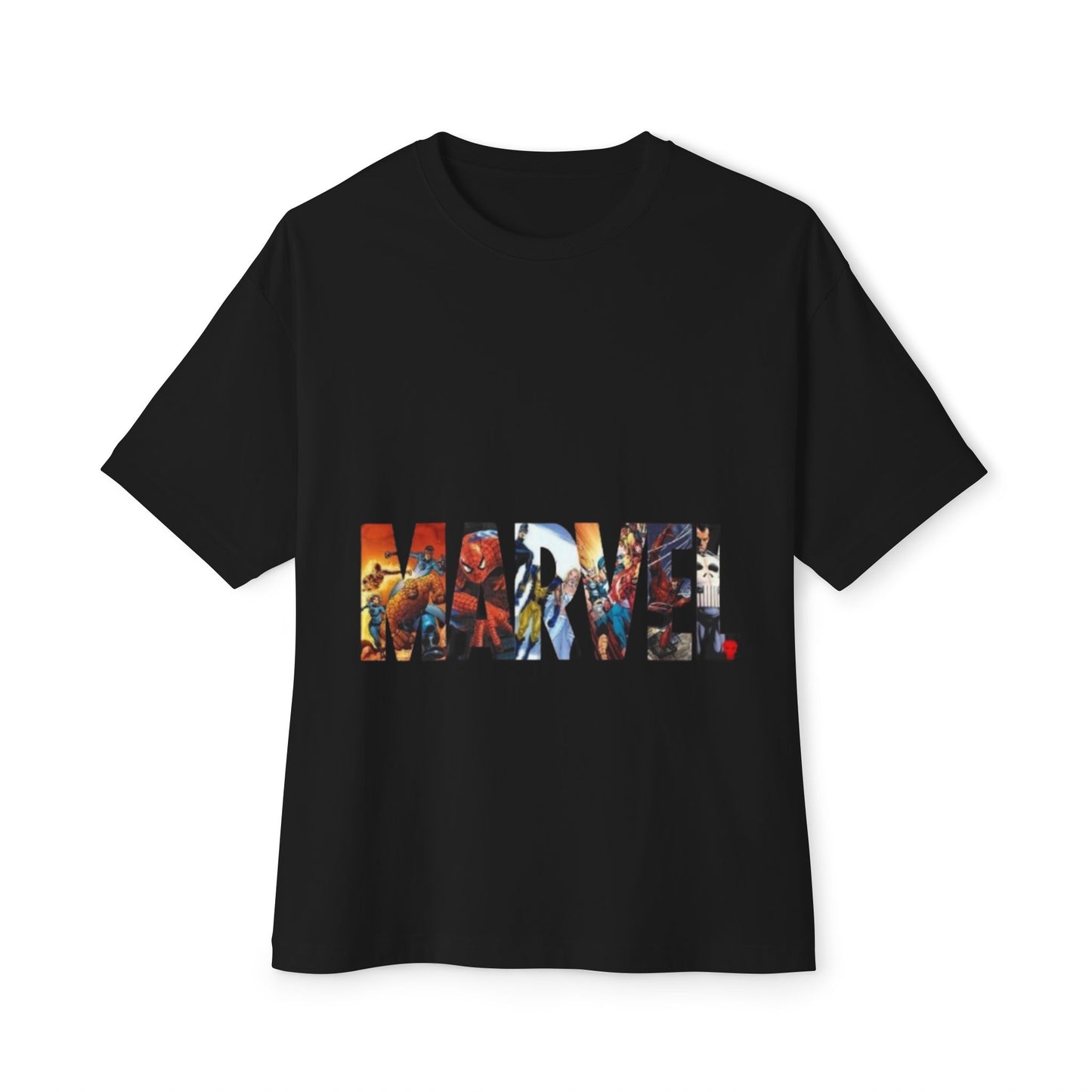 Marvel & Thor Graphic Oversized Tee, Unisex Boxy Shirt, Comic Book Hero T-Shirt, Perfect for Halloween, Gift for Fans, Retro Vibe